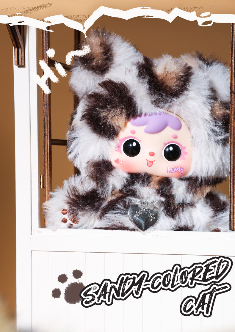 Sandy Colored Cat - Miao Miao Plush Pendant (NO BOX)