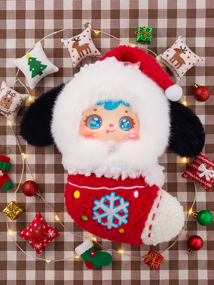 Christmas Stocking Puppy - Merry Christmas Plush Pendant (NO BOX)